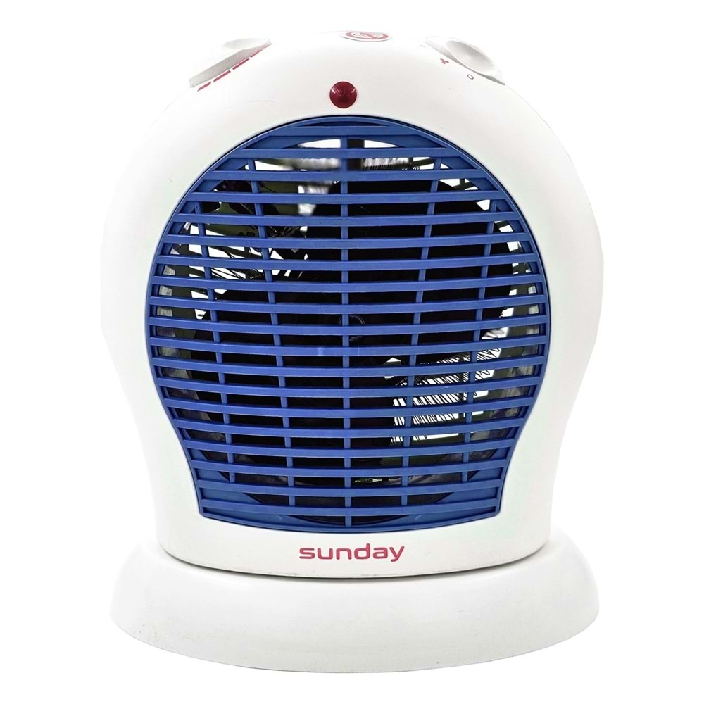 SUNDAY SFH 02 TURBO FANLI DÖNERLİ ELEKTRİKLİ SOBA OVAL